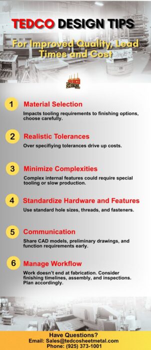 Tedco Design Tips